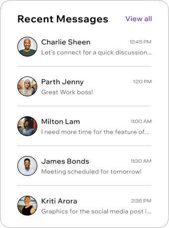 Recent Messages